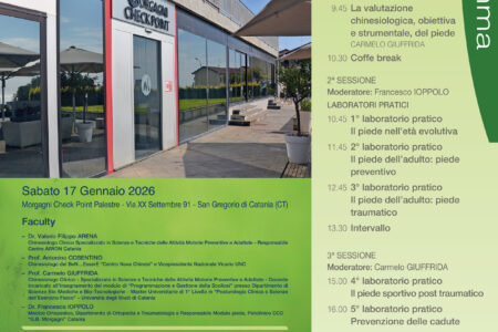 “Le disfunzioni del piede: dalla osservazione alla gestione attraverso l’esercizio strutturato” | 17 Gennaio 2026